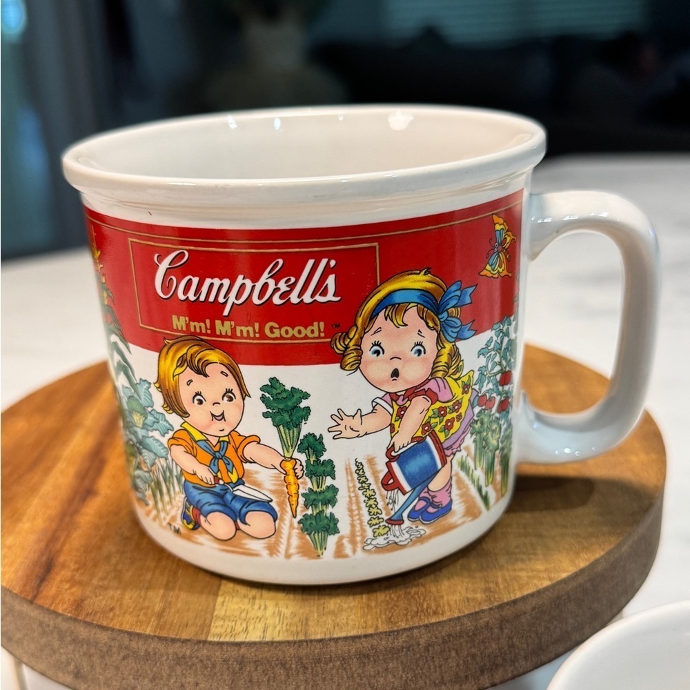 Vintage Campbell’s Soup Mug 14oz By Westwood 1993 set of 2 mugs - Picture 4 of 6
